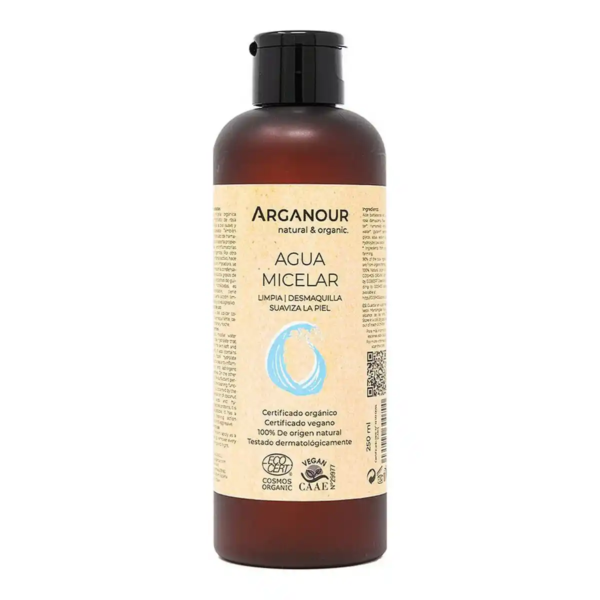 Eau micellaire demaquillante arganour 250 ml _5106. DIAYTAR COTE D'IVOIRE - Votre Destination pour un Shopping Réfléchi. Découvrez notre gamme variée et choisissez des produits qui correspondent à vos valeurs et à votre style de vie.
