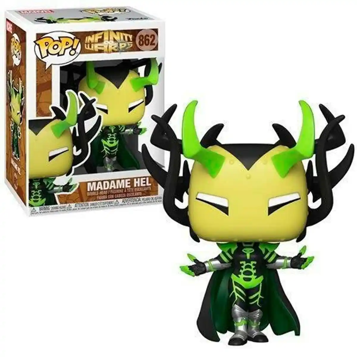 Figurine Funko Marvel Infinity Warps Madame Hel No862. SUPERDISCOUNT FRANCE