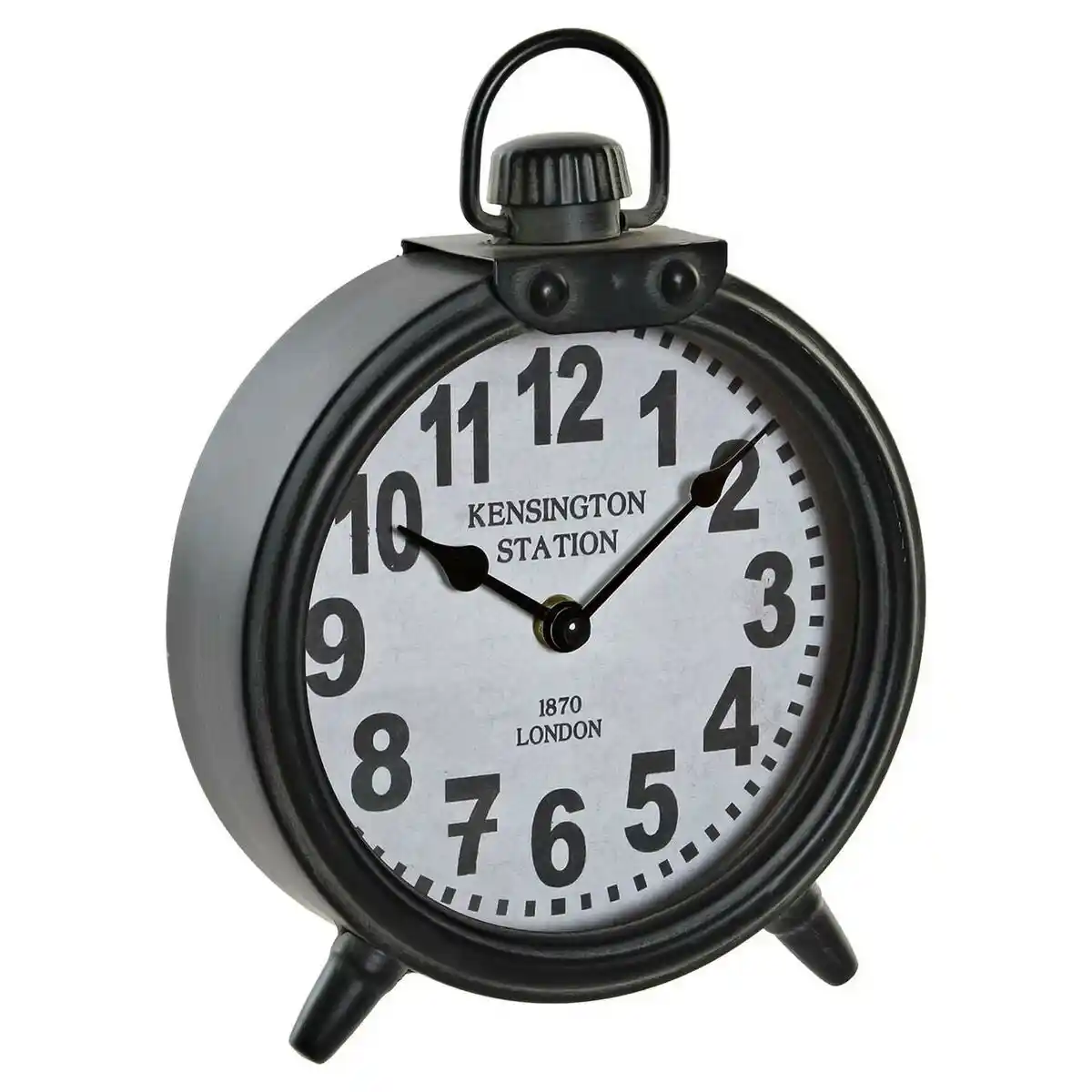 Horloge de table dkd home decor gris fonce 18 5 x 5 5 x 26 cm fer_6394. Bienvenue sur DIAYTAR COTE D'IVOIRE - Votre Évasion Shopping Personnalisée. Parcourez notre collection unique et trouvez des articles qui reflètent votre style et votre individualité.