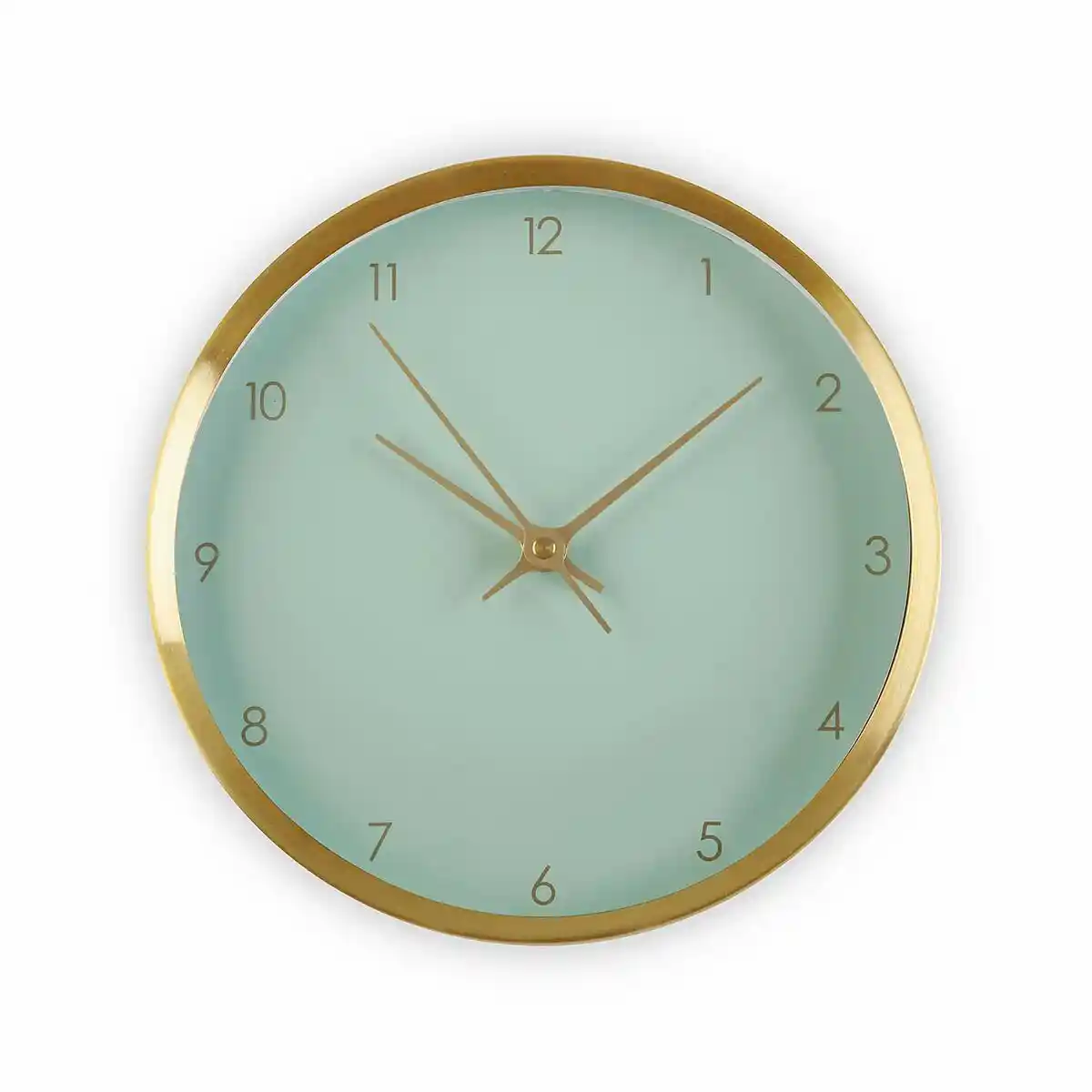 Horloge murale versa vert aluminium 26 x 26 x 5 cm _1467. DIAYTAR COTE D'IVOIRE - Votre Passage vers l'Exceptionnel. Naviguez à travers notre sélection minutieuse et découvrez des articles qui apportent une touche spéciale à chaque instant de votre vie.