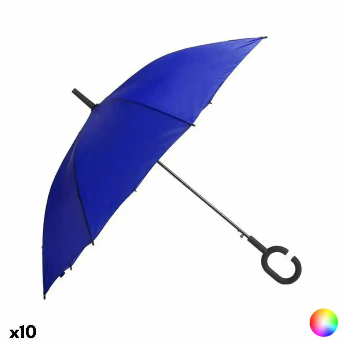 Parapluie automatique 145706 10unites _8878. DIAYTAR COTE D'IVOIRE - L'Art de Choisir, l'Art de S'émerveiller. Explorez notre gamme de produits et laissez-vous émerveiller par des créations authentiques et des designs modernes.