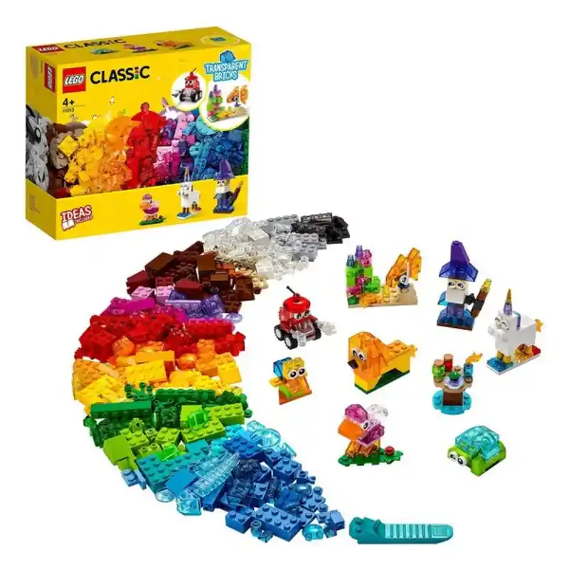 Playset Classic Transparent Bricks Lego 11013. SUPERDISCOUNT FRANCE