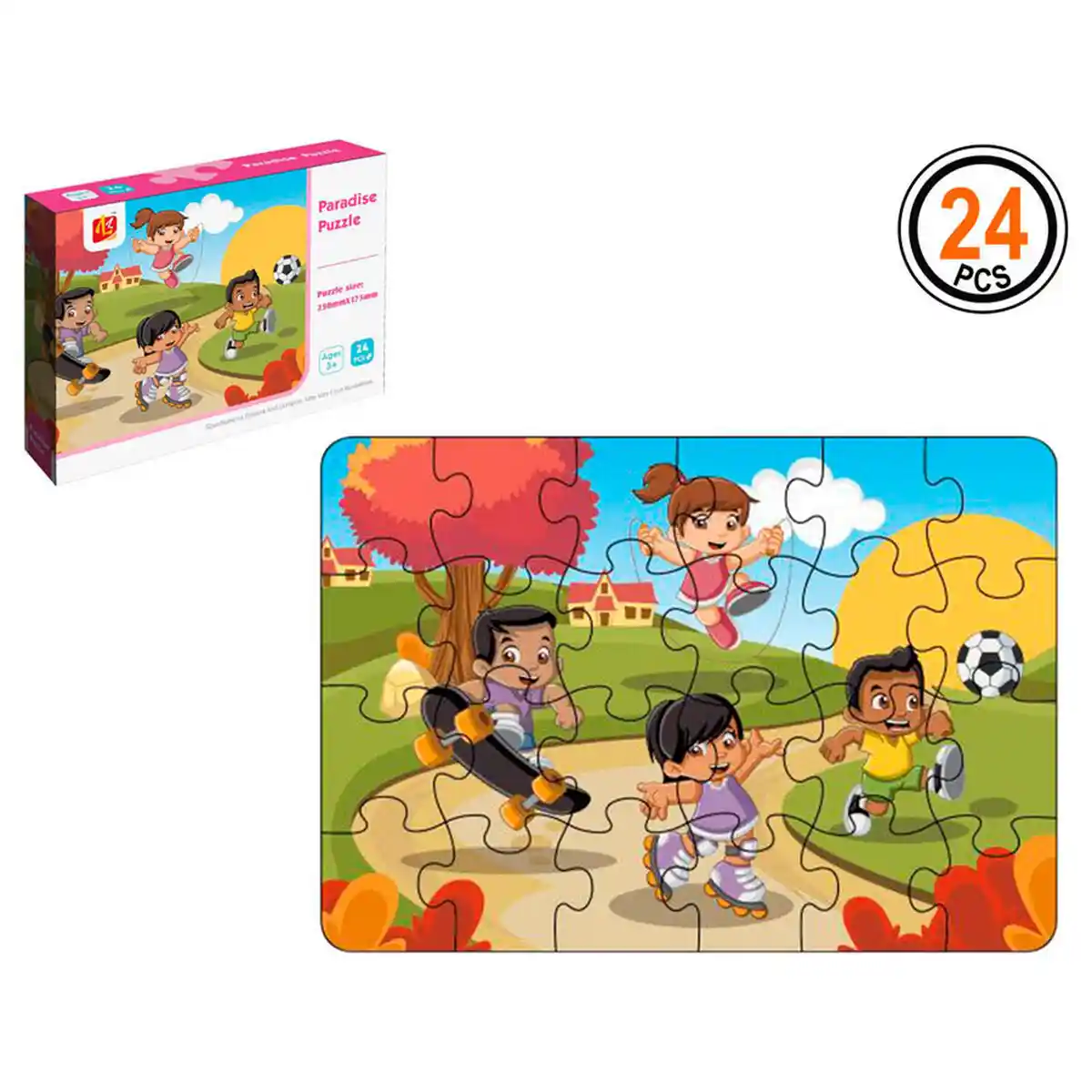 Puzzle enfant 16 x 12 cm 24 pièces. SUPERDISCOUNT FRANCE
