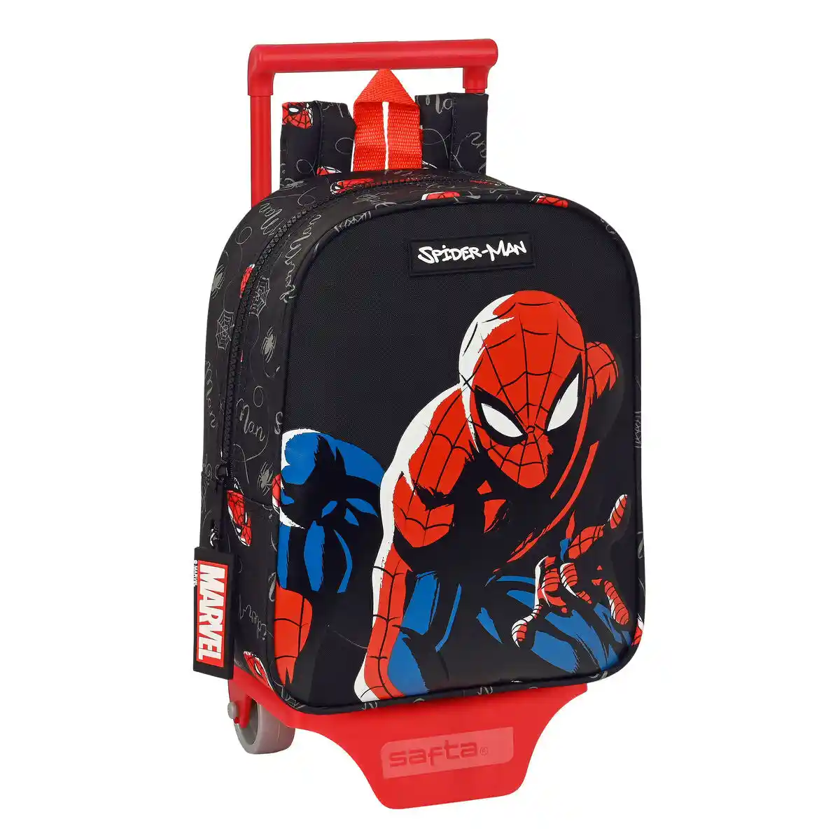 Sac à dos scolaire à roulettes Spiderman Hero Noir (22 x 27 x 10 cm). SUPERDISCOUNT FRANCE
