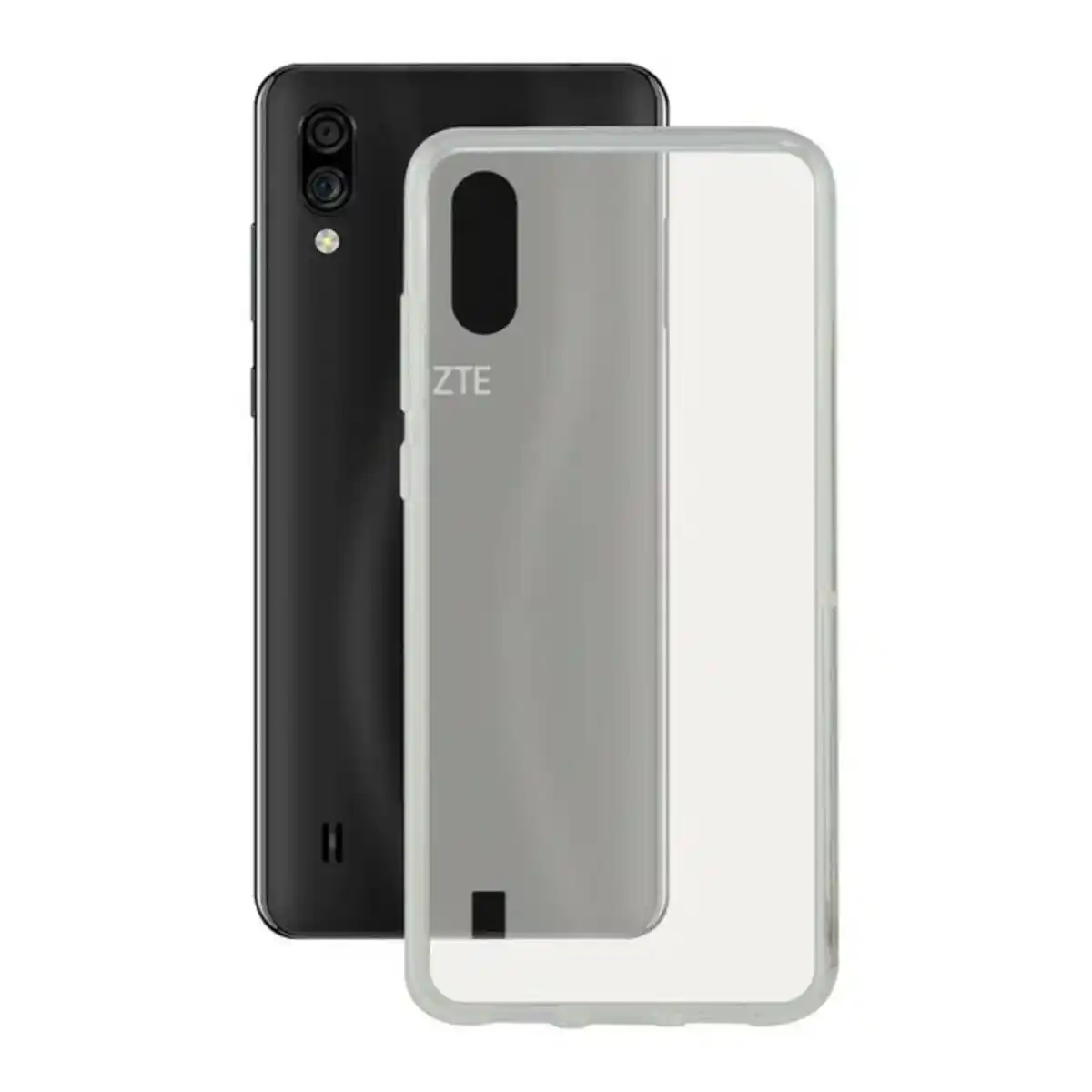 Coque mobile Zte Blade A5 2020 KSIX Flex TPU Transparent. SUPERDISCOUNT FRANCE