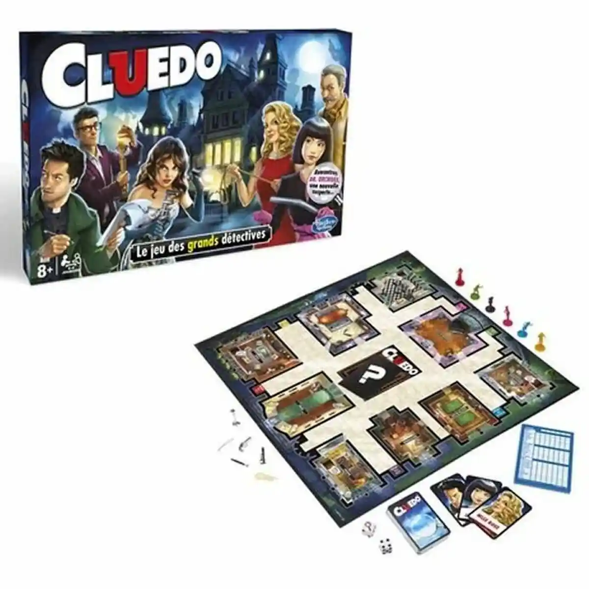 Jeu de société Hasbro Cluedo (FR). SUPERDISCOUNT FRANCE