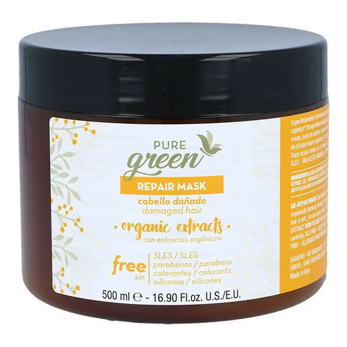 Masque capillaire pure green repair_5247. DIAYTAR COTE D'IVOIRE - Où Chaque Achat Raconte une Histoire. Parcourez notre boutique en ligne pour trouver des articles qui évoquent le savoir-faire et la tradition du Côte d'Ivoire.