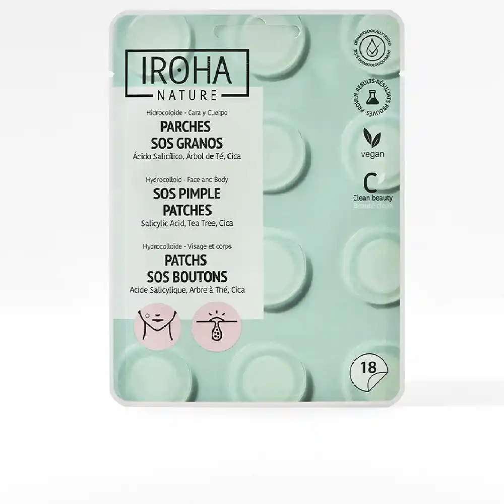 Patchs iroha sos anti acne 18 unites_4827. DIAYTAR COTE D'IVOIRE - Là où Chaque Produit a son Propre Éclat. Explorez notre boutique en ligne et trouvez des articles qui ajoutent de la brillance à votre quotidien.