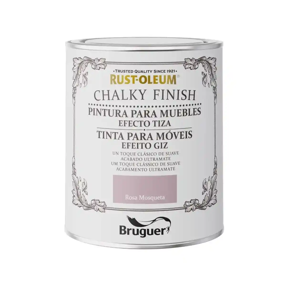 Peinture Bruguer Rust-oleum Chalky Finish 5733892 Meubles 750 ml Rose musquée. SUPERDISCOUNT FRANCE