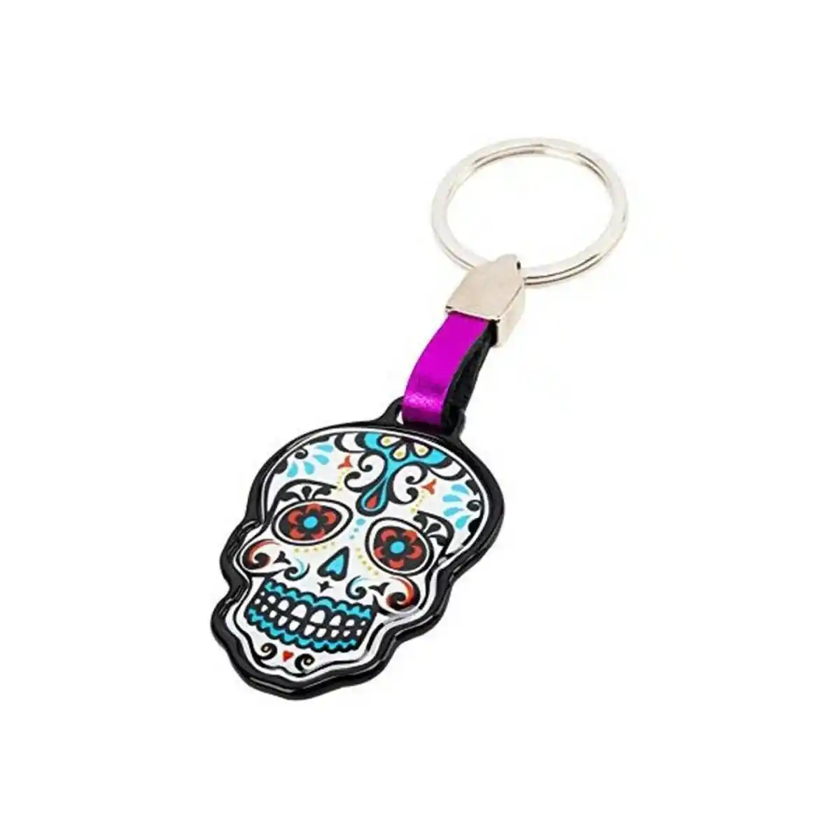 Porte cles catrina_1440. DIAYTAR COTE D'IVOIRE - L'Art de Choisir, l'Art de S'émerveiller. Explorez notre gamme de produits et laissez-vous émerveiller par des créations authentiques et des designs modernes.
