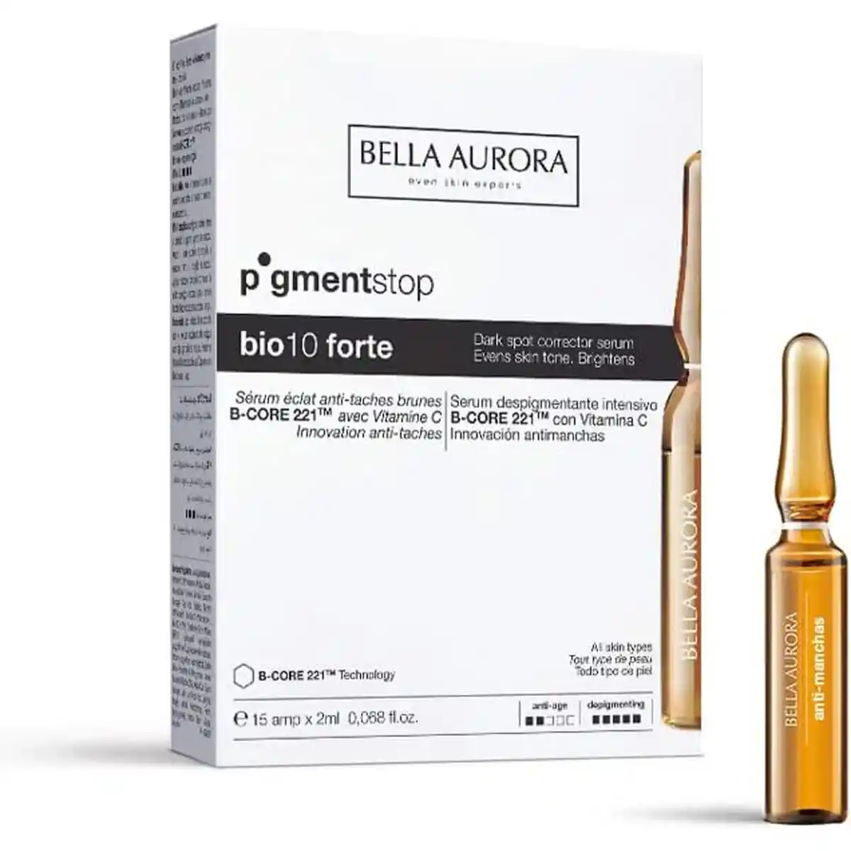 Serum anti pigmentaire bella aurora forte ampoules 15 ml x 2_9951. DIAYTAR COTE D'IVOIRE - Votre Plateforme Shopping de Confiance. Naviguez à travers nos rayons et choisissez des produits fiables qui répondent à vos besoins quotidiens.