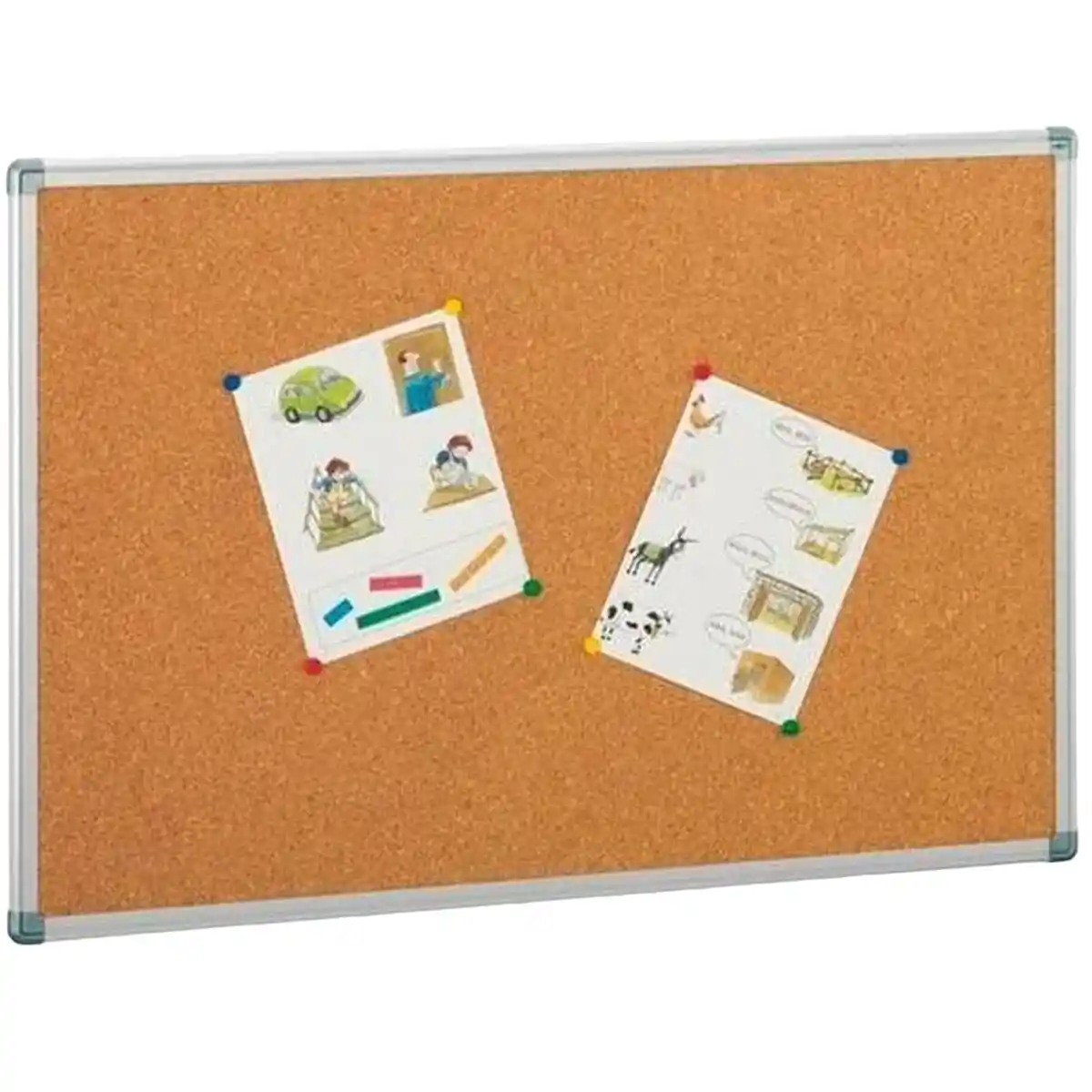 Tableau liège Faibo Aluminium 100 x 200 cm (Reconditionné B). SUPERDISCOUNT FRANCE