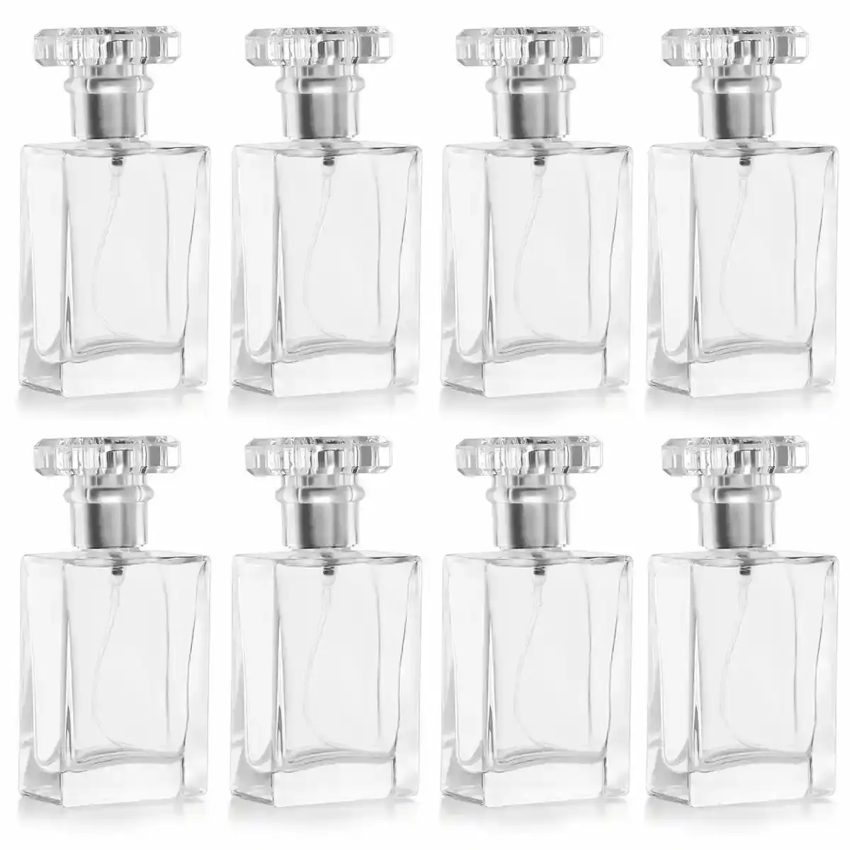 Atomiseur rechargeable crystal 30 ml 8 unites argent reconditionne b _6851. DIAYTAR COTE D'IVOIRE - Où Choisir est une Célébration. Découvrez notre sélection de produits qui représentent la diversité et la joie du Côte d'Ivoire, à chaque étape de votre vie.