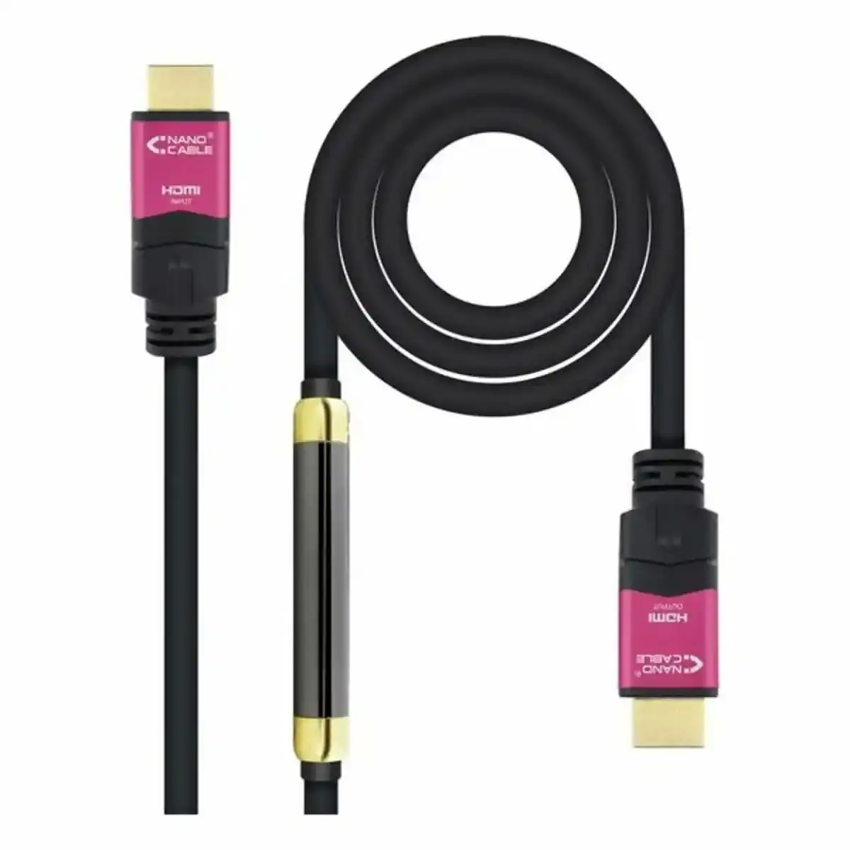 Câble HDMI NANOCABLE 10.15.3725 4K HDR 25 m Noir. SUPERDISCOUNT FRANCE