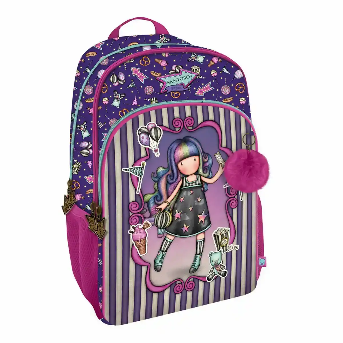 Cartable Gorjuss Up and away Violet (29 x 45 x 17 cm). SUPERDISCOUNT FRANCE