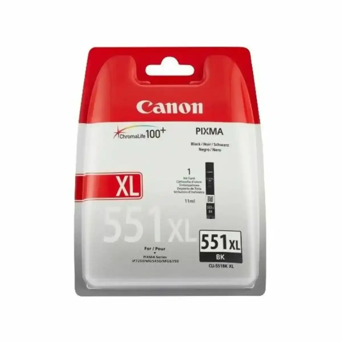 Cartouche d'encre compatible Canon CLI-551BK XL IP7250/MG5450 Noir. SUPERDISCOUNT FRANCE