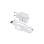 Chargeur Mural + Câble Micro USB C DCU 66826 Blanc (1 m). SUPERDISCOUNT FRANCE