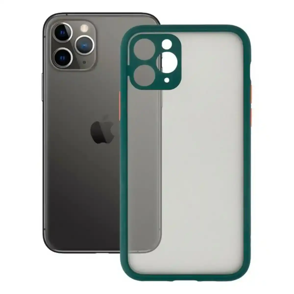 Coque mobile iphone 11 pro ksix duo soft vert_7160. DIAYTAR COTE D'IVOIRE - Là où Chaque Achat a du Sens. Explorez notre gamme et choisissez des produits qui racontent une histoire, votre histoire.