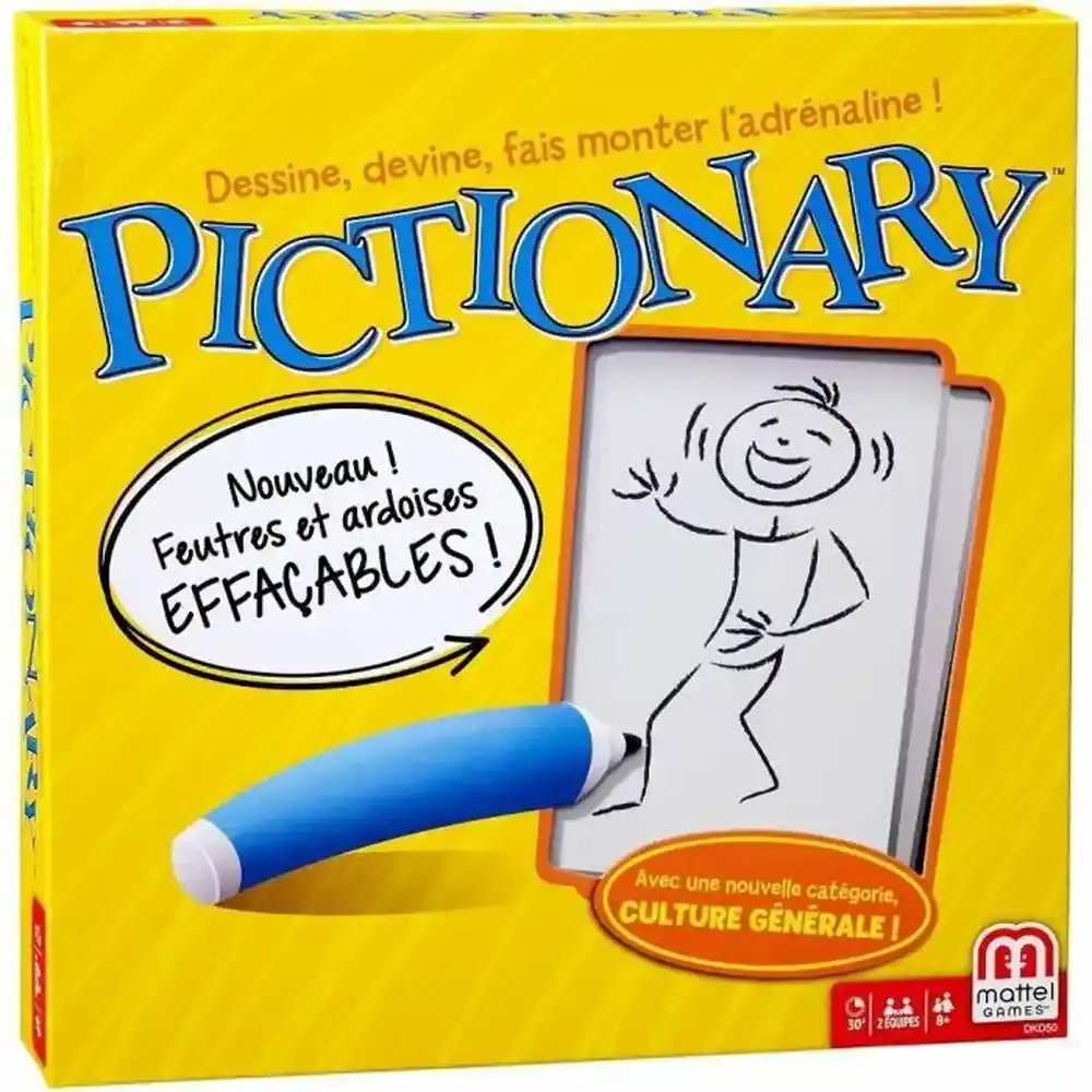 Jeu d'adresse Mattel Pictionary. SUPERDISCOUNT FRANCE