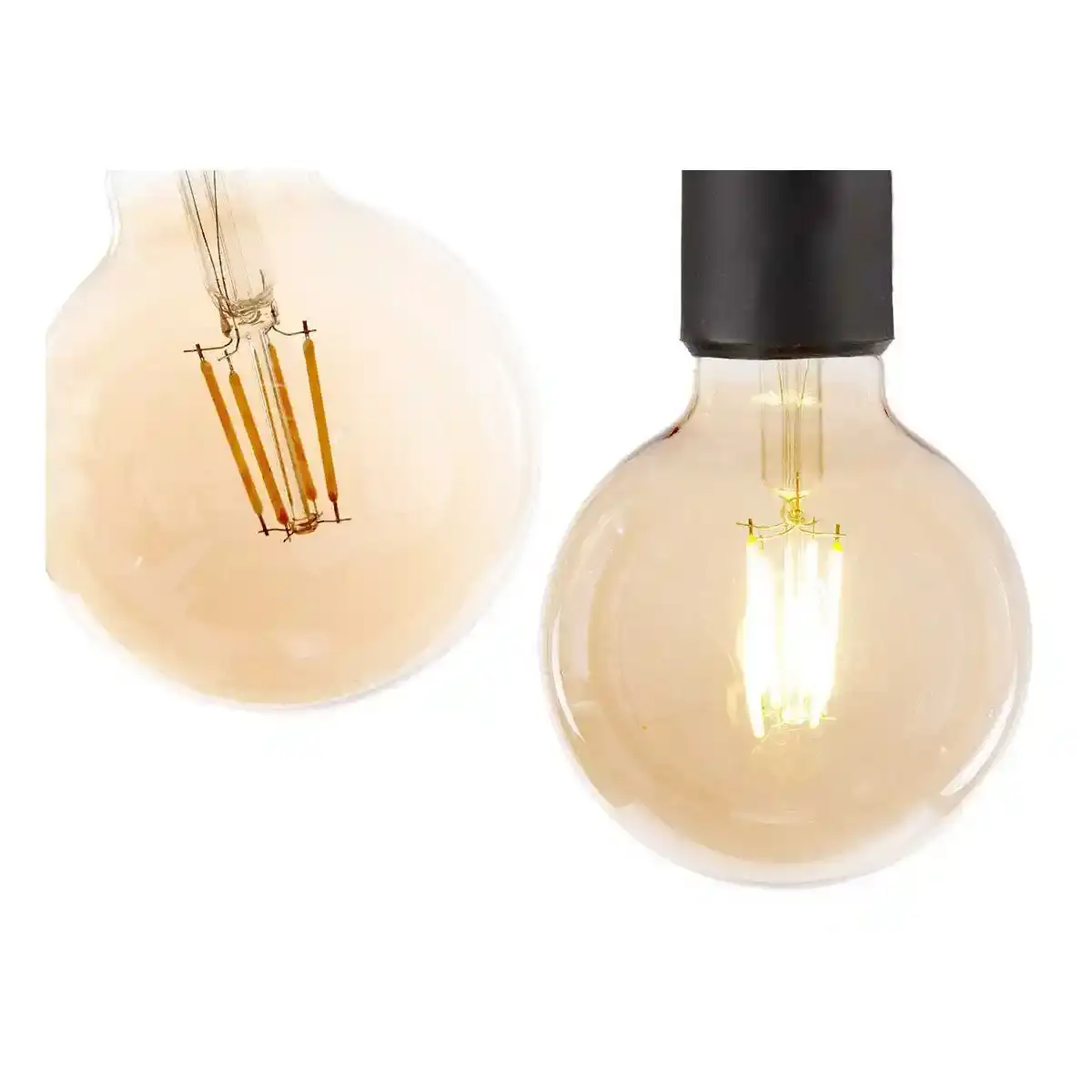 Lampe LED 445 lm E27 Ambre Vintage 4 W (9,5 x 14 x 9,5 cm). SUPERDISCOUNT FRANCE