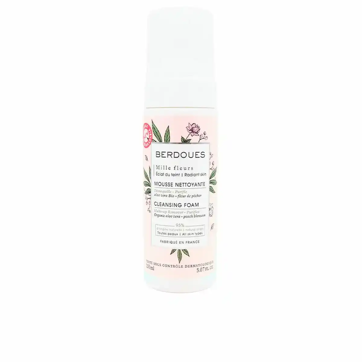 Mousse nettoyante berdoues mille fleurs 150 ml _8332. DIAYTAR COTE D'IVOIRE - Votre Passage vers le Raffinement. Plongez dans notre univers de produits exquis et choisissez des articles qui ajoutent une touche de sophistication à votre vie.