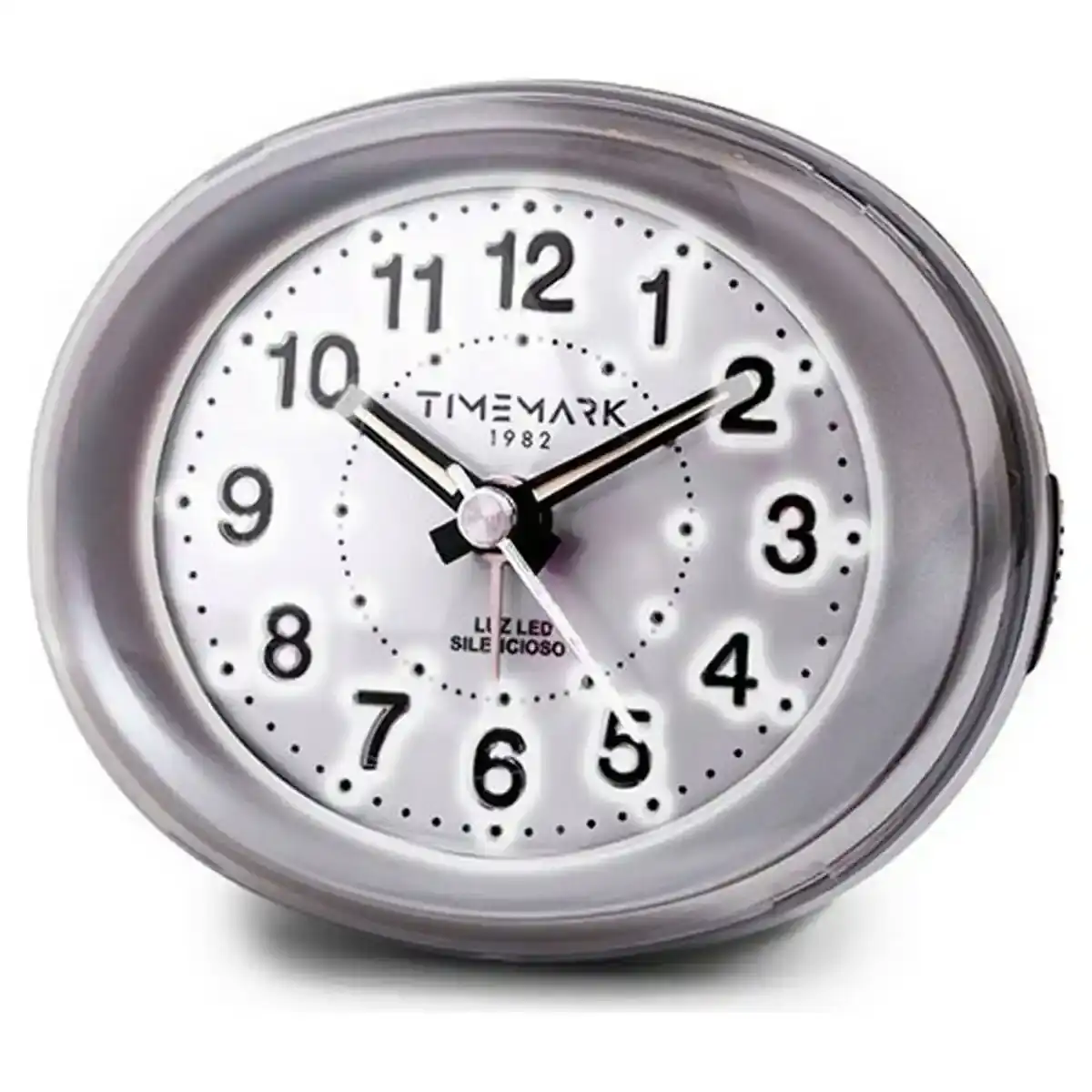 Reveil analogique timemark argent 9 x 9 x 5 5 cm _6627. DIAYTAR COTE D'IVOIRE - Là où Chaque Achat a du Sens. Explorez notre gamme et choisissez des produits qui racontent une histoire, votre histoire.