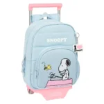 Sac à dos scolaire à roulettes Snoopy Imagine Bleu (26 x 34 x 11 cm). SUPERDISCOUNT FRANCE