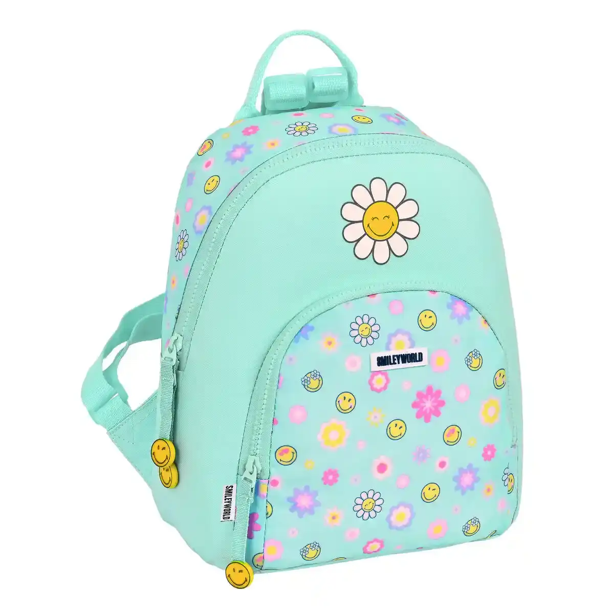 Sac enfant Smiley Summer fun Mini Turquoise (25 x 30 x 13 cm). SUPERDISCOUNT FRANCE