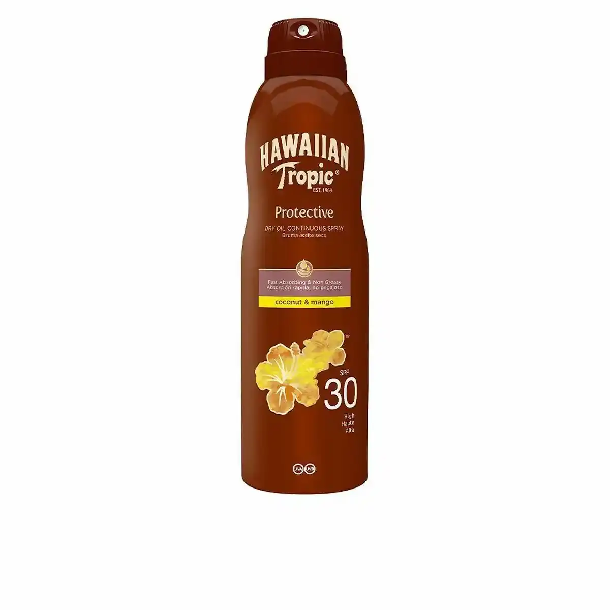 Spray ecran solaire hawaiian tropic spf 30 noix de coco mangue 180 ml _9823. DIAYTAR COTE D'IVOIRE - Votre Destination pour un Shopping Inégalé. Naviguez à travers notre sélection minutieuse pour trouver des produits qui répondent à tous vos besoins.