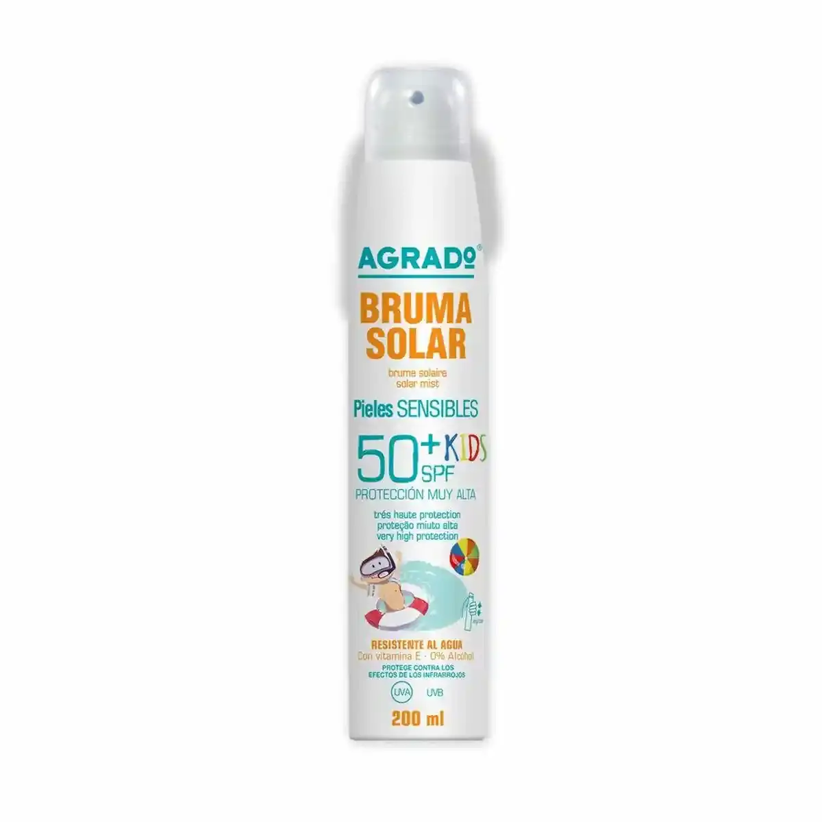 Spray solaire agrado kids spf50 peau sensible 200 ml _1094. Bienvenue chez DIAYTAR COTE D'IVOIRE - Où Choisir est une Invitation au Voyage. Explorez notre boutique en ligne et découvrez des produits qui vous transportent dans l'univers du Côte d'Ivoire.