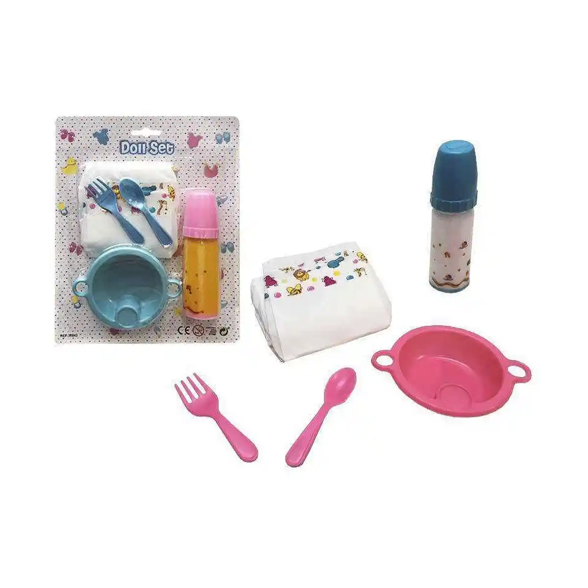 Accessoires pour poupées 23 x 29 x 4 cm Nappy Biberon. SUPERDISCOUNT FRANCE