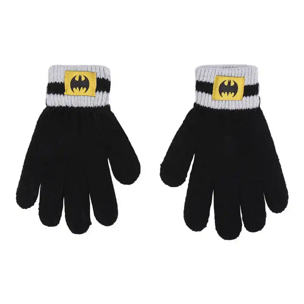 Bonnet & Gants Batman Noir. SUPERDISCOUNT FRANCE