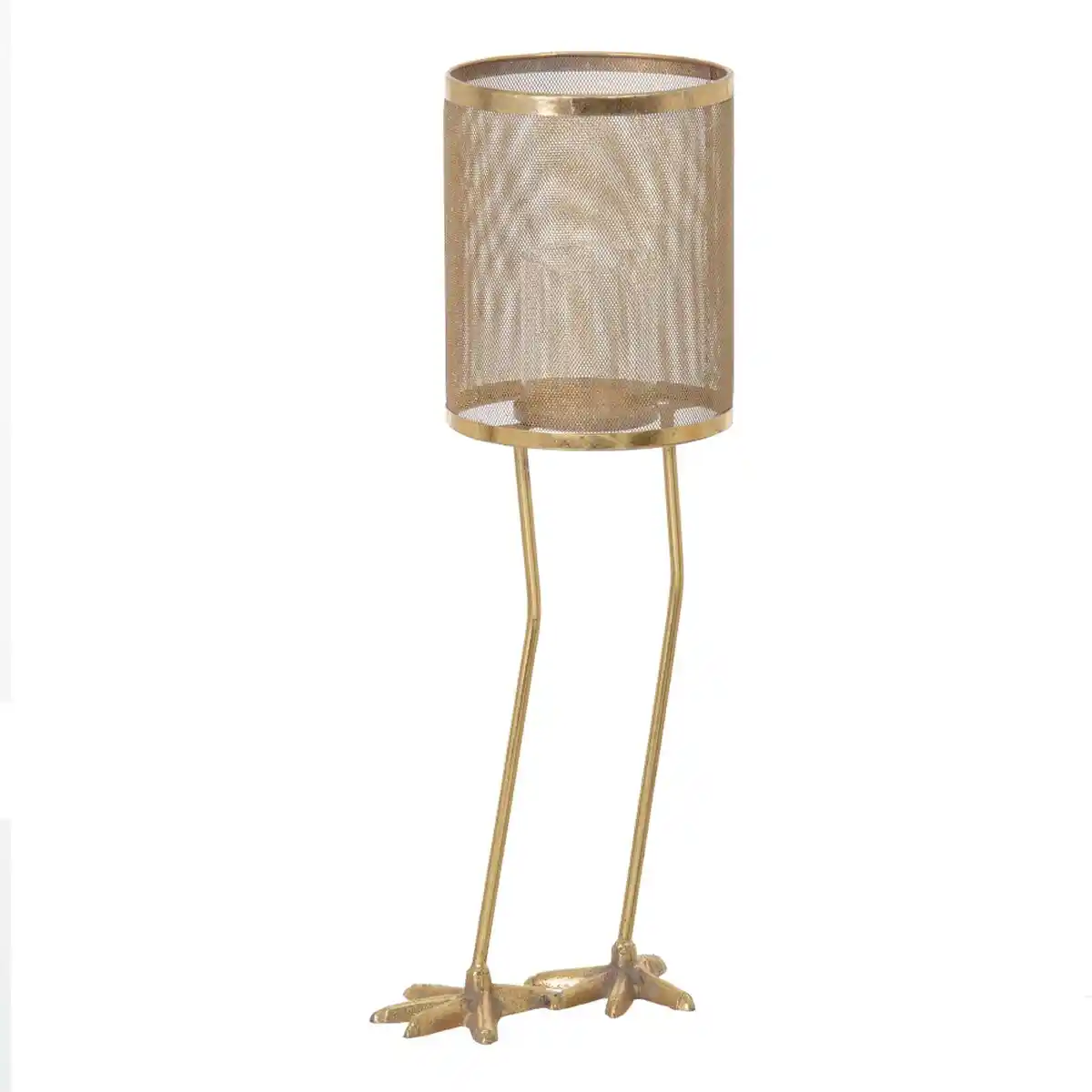 Bougeoir 25 5 x 20 x 68 5 cm metal dore_1161. Bienvenue chez DIAYTAR COTE D'IVOIRE - Où Chaque Objet a sa Propre Histoire. Découvrez notre sélection soigneusement choisie et choisissez des produits qui racontent le patrimoine sénégalais.