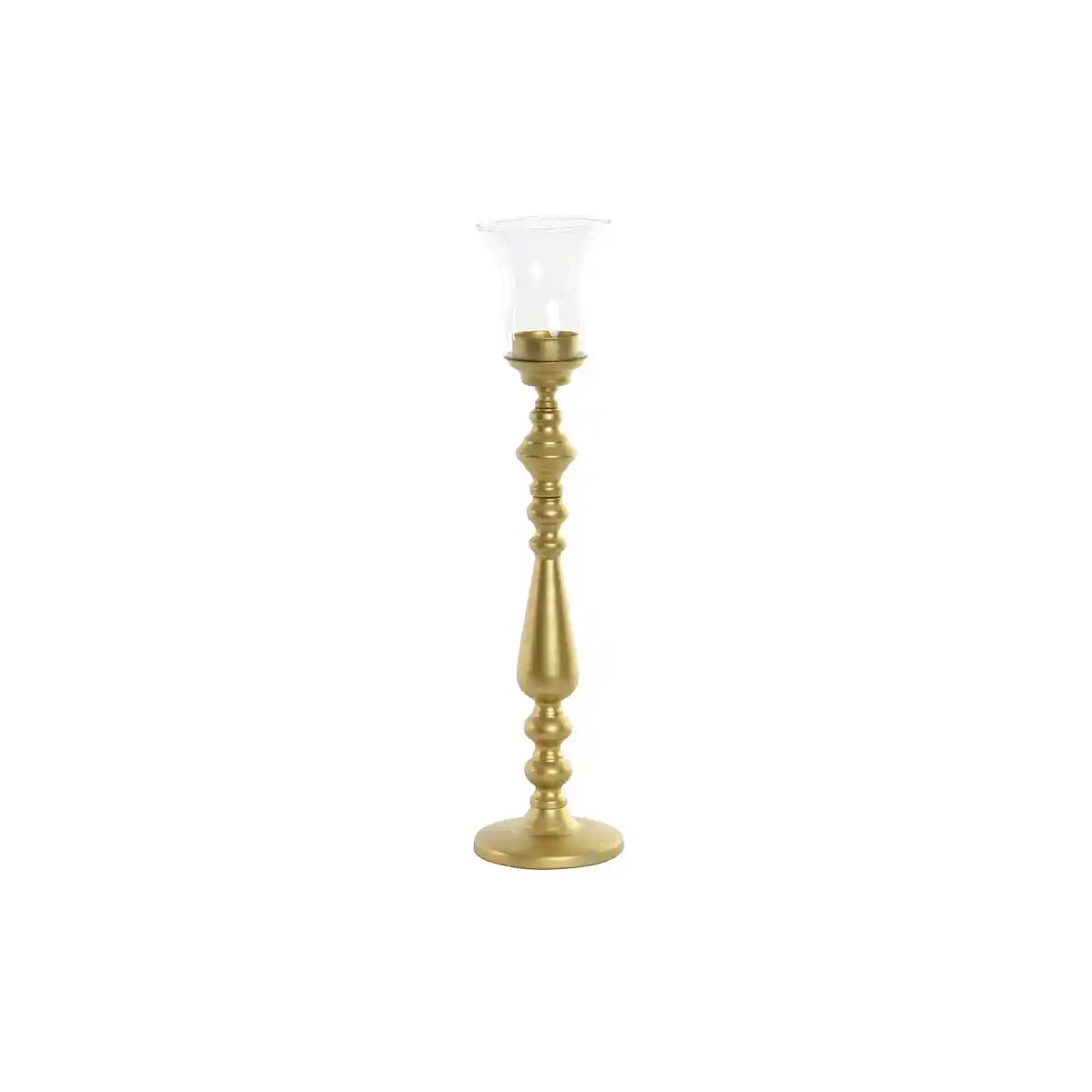 Bougeoir dkd home decor cristal metal dore 10 x 10 x 41 cm_2681. DIAYTAR COTE D'IVOIRE - L'Art du Shopping Sublime. Naviguez à travers notre catalogue et choisissez parmi des produits qui ajoutent une touche raffinée à votre vie quotidienne.