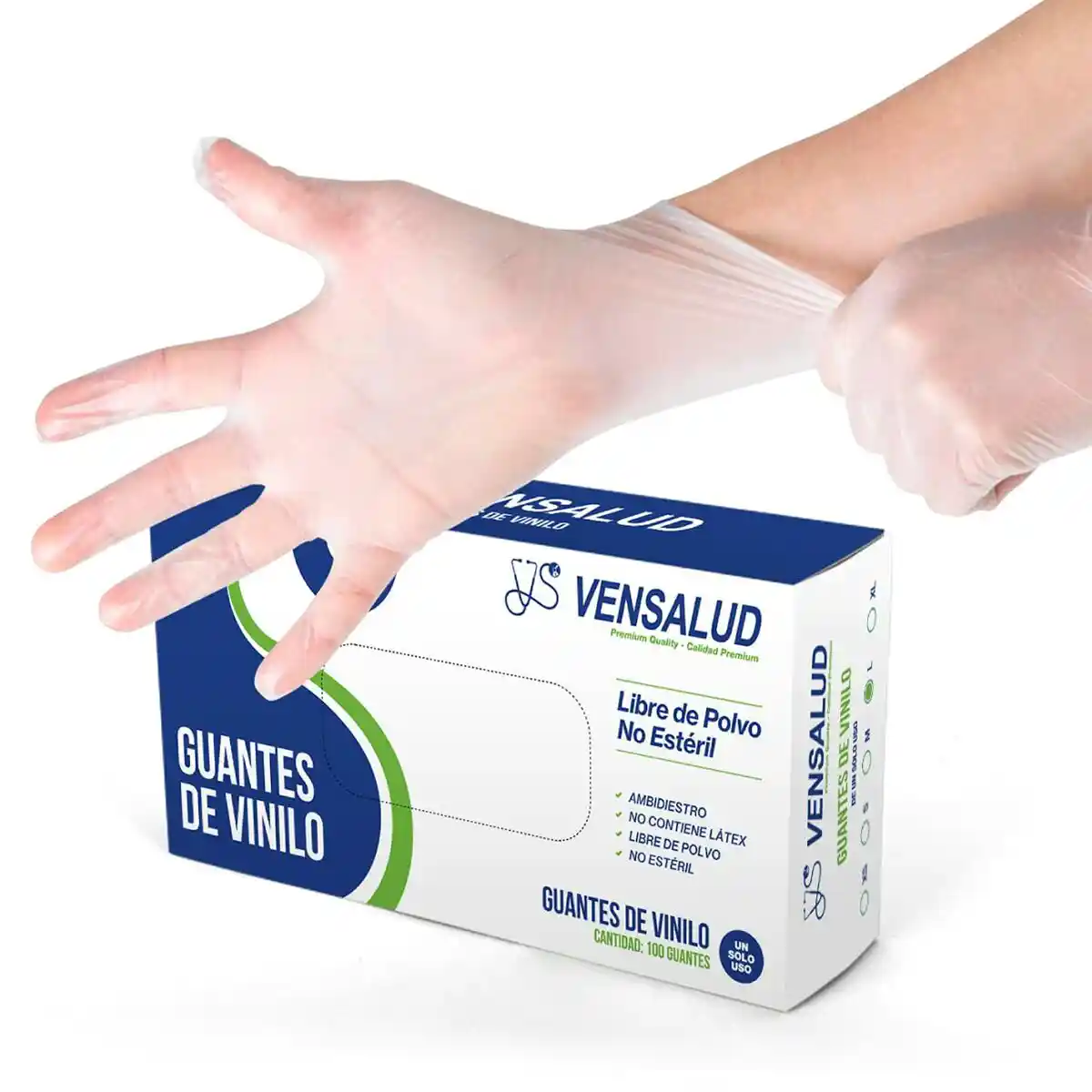 Gants jetables 11021219 Blanc (remis à neuf A). SUPERDISCOUNT FRANCE