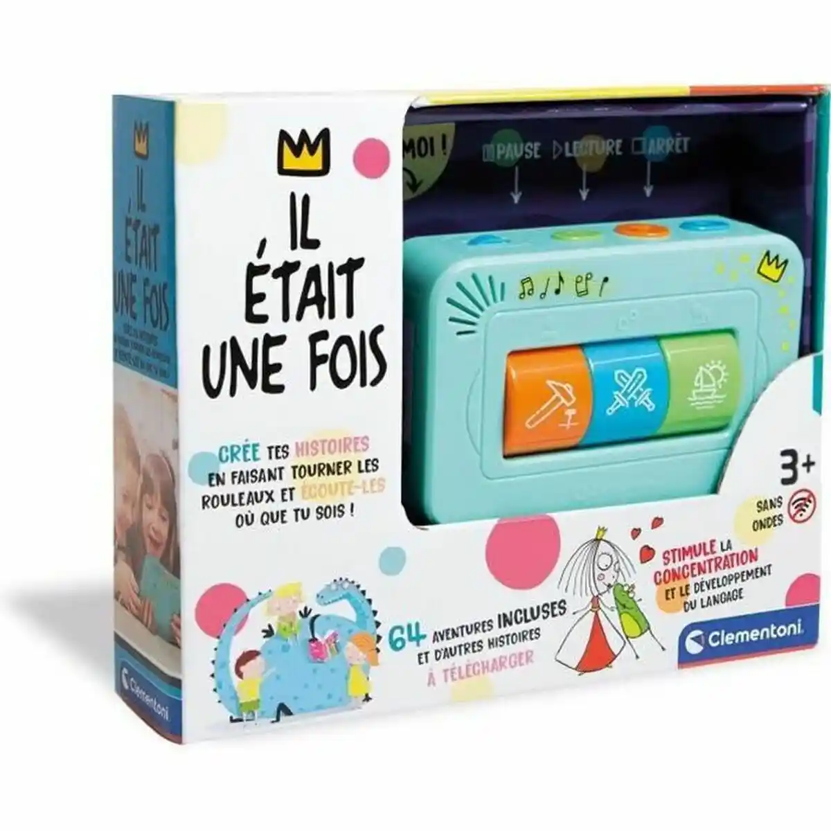 Jeu éducatif Clementoni Once Upon a Time Musical Multicolore. SUPERDISCOUNT FRANCE