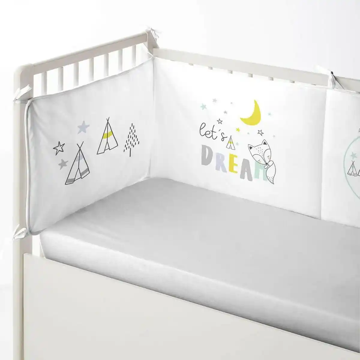 Protège lit Cool Kids Let's Dream (60 x 60 x 60 + 40 cm). SUPERDISCOUNT FRANCE
