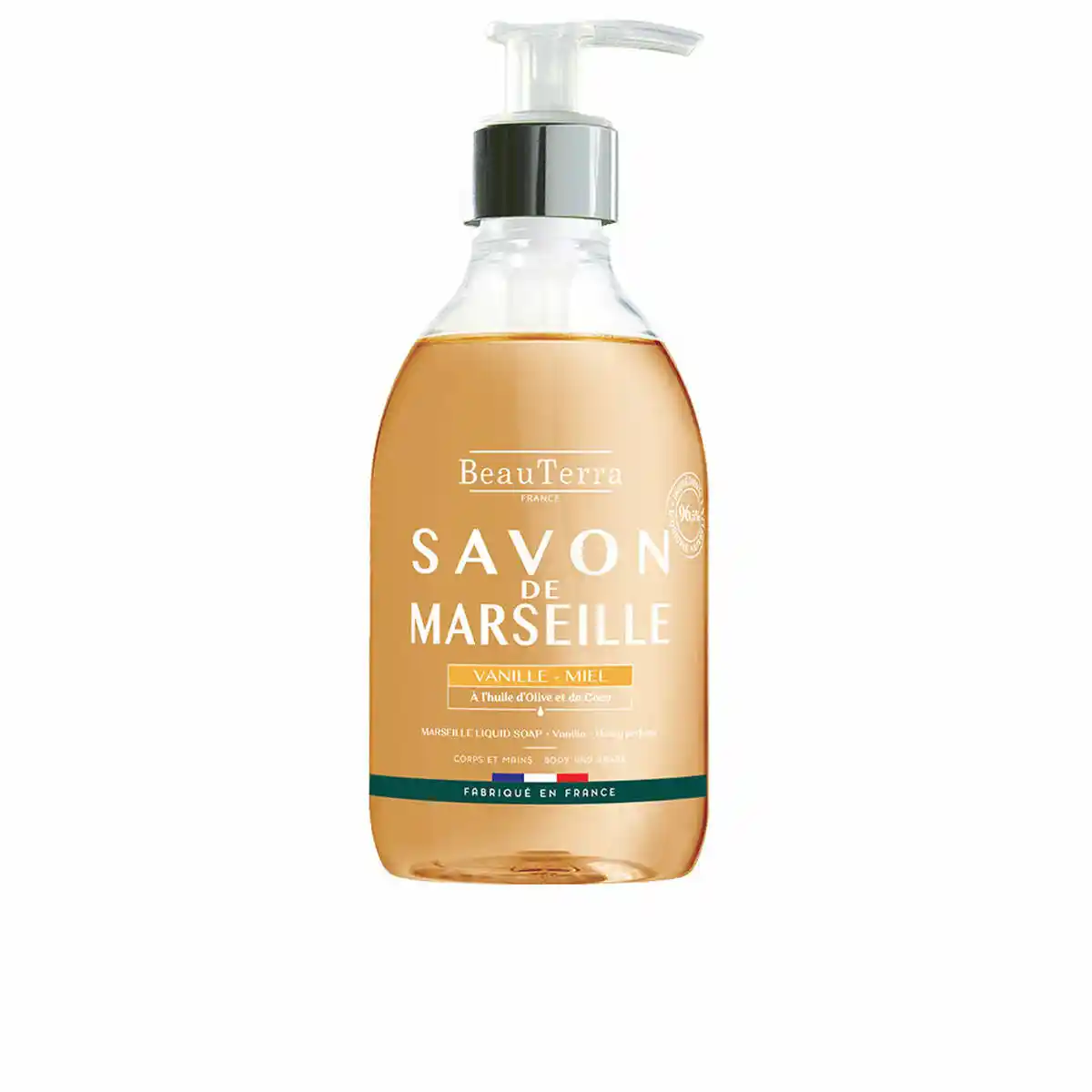 Savon liquide beauterra marseille universel miel vanille mains 300 ml_9463. DIAYTAR COTE D'IVOIRE - Votre Paradis Shopping au Cœur du Côte d'Ivoire. Explorez notre boutique en ligne et découvrez des produits conçus pour enchanter chaque aspect de votre vie.