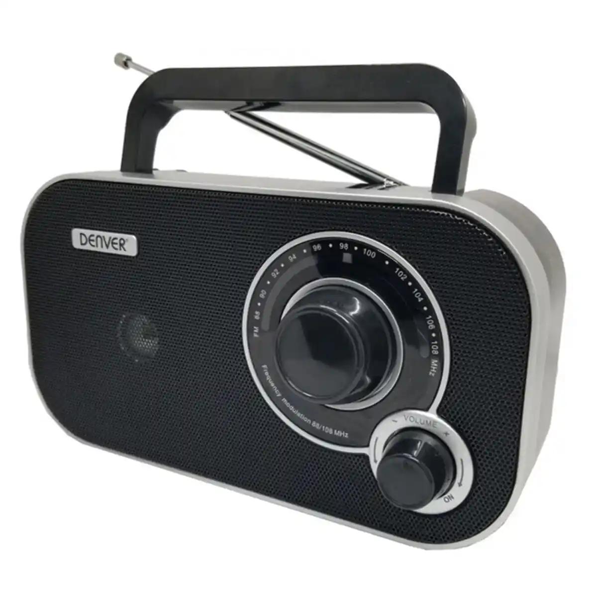 Transistor Radio Denver Electronics TR-51 AM/FM tunier Noir. SUPERDISCOUNT FRANCE