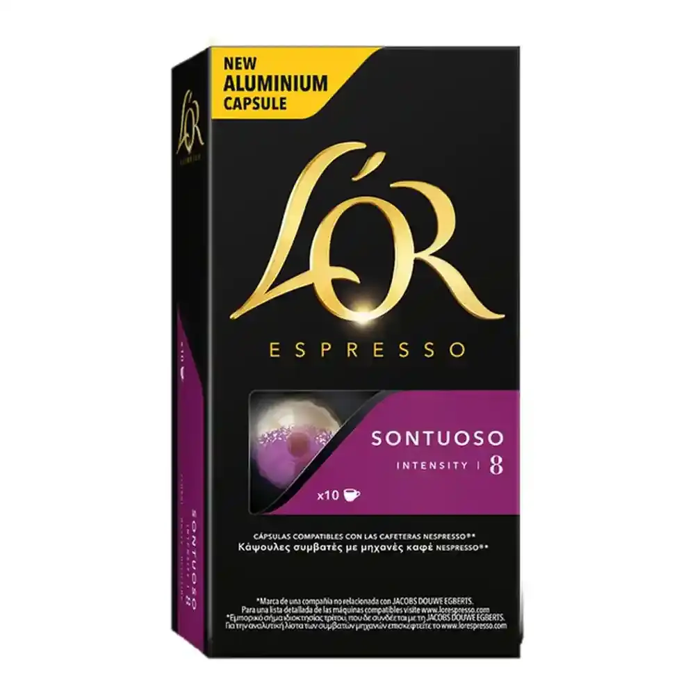 Capsules de cafe l or sontuodo 8 10 uds _9388. DIAYTAR COTE D'IVOIRE - Où Chaque Produit a sa Place. Parcourez notre catalogue et choisissez des articles qui s'intègrent parfaitement à votre style et à votre espace.