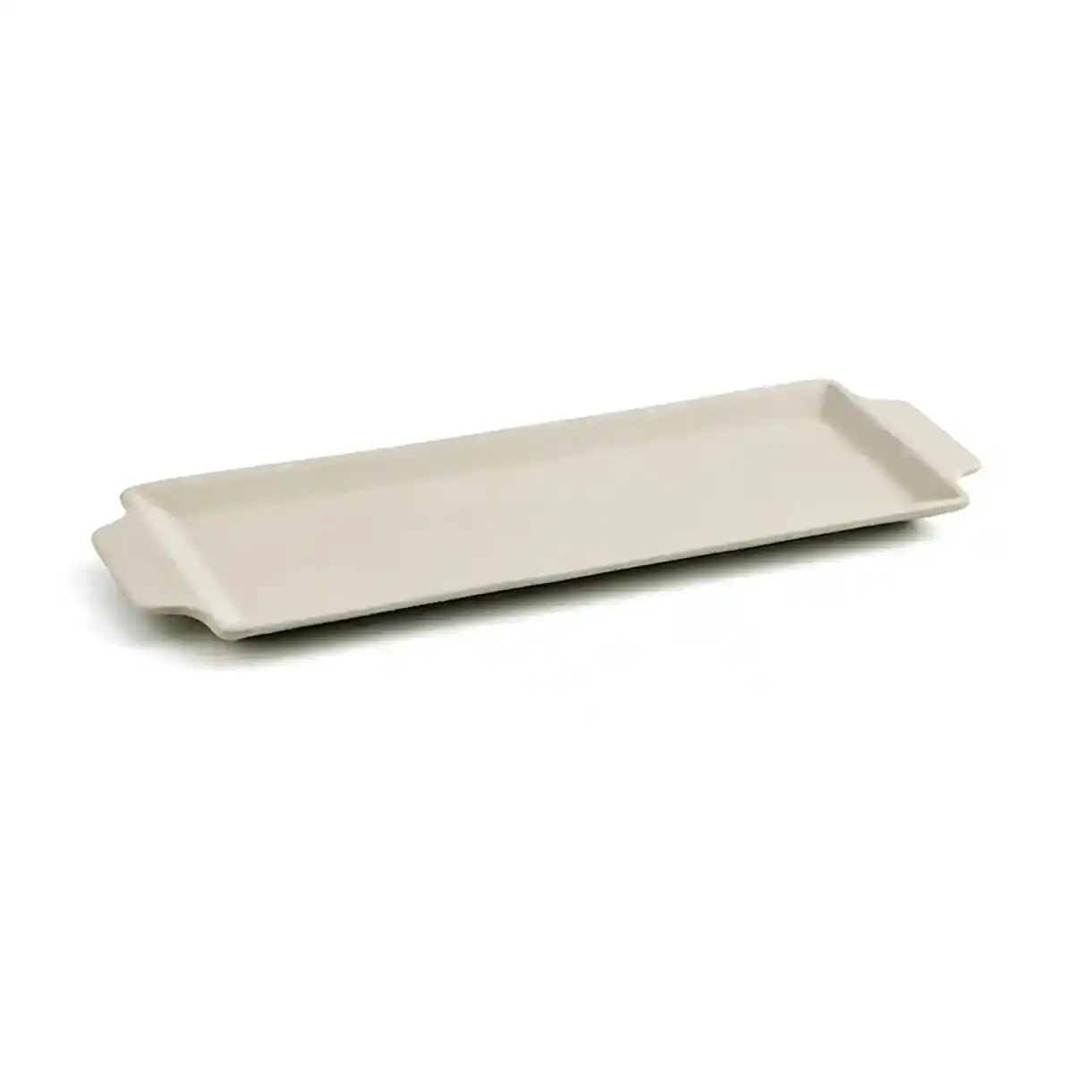 Plateau snack quid mineral ceramic beige 10 x 28 cm 16_6764. DIAYTAR COTE D'IVOIRE - Où la Qualité est Notre Engagement. Explorez notre boutique en ligne pour découvrir des produits conçus pour vous apporter satisfaction et plaisir.