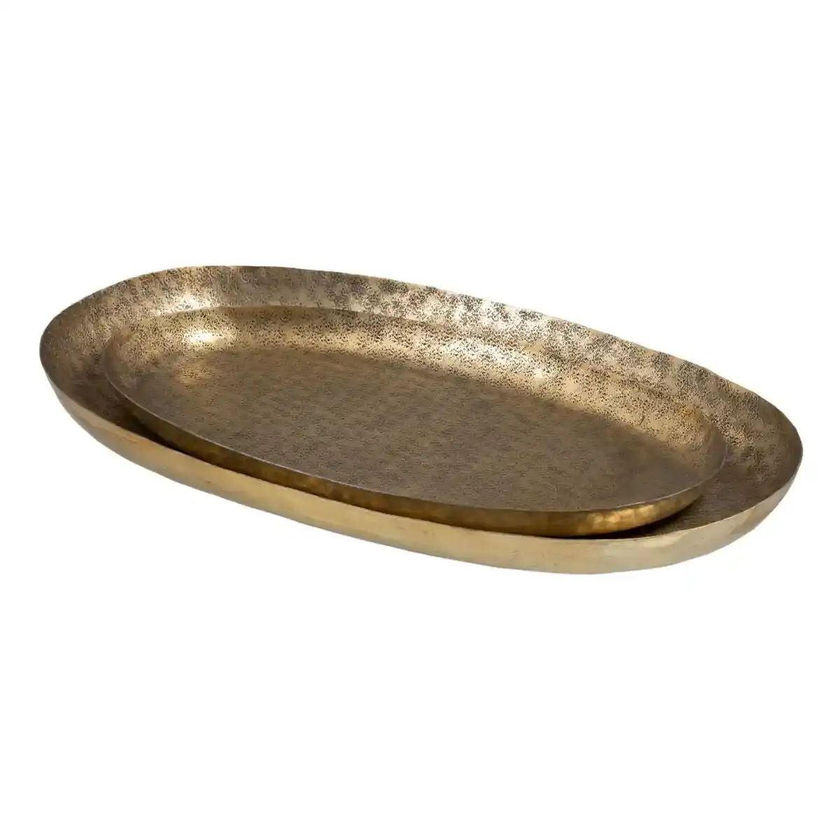 Plateau snack 67 x 41 x 5 cm aluminium dore 2_4270. DIAYTAR COTE D'IVOIRE - L'Art du Shopping Facilité. Naviguez sur notre plateforme en ligne pour découvrir une expérience d'achat fluide et agréable, avec une gamme de produits adaptés à tous.