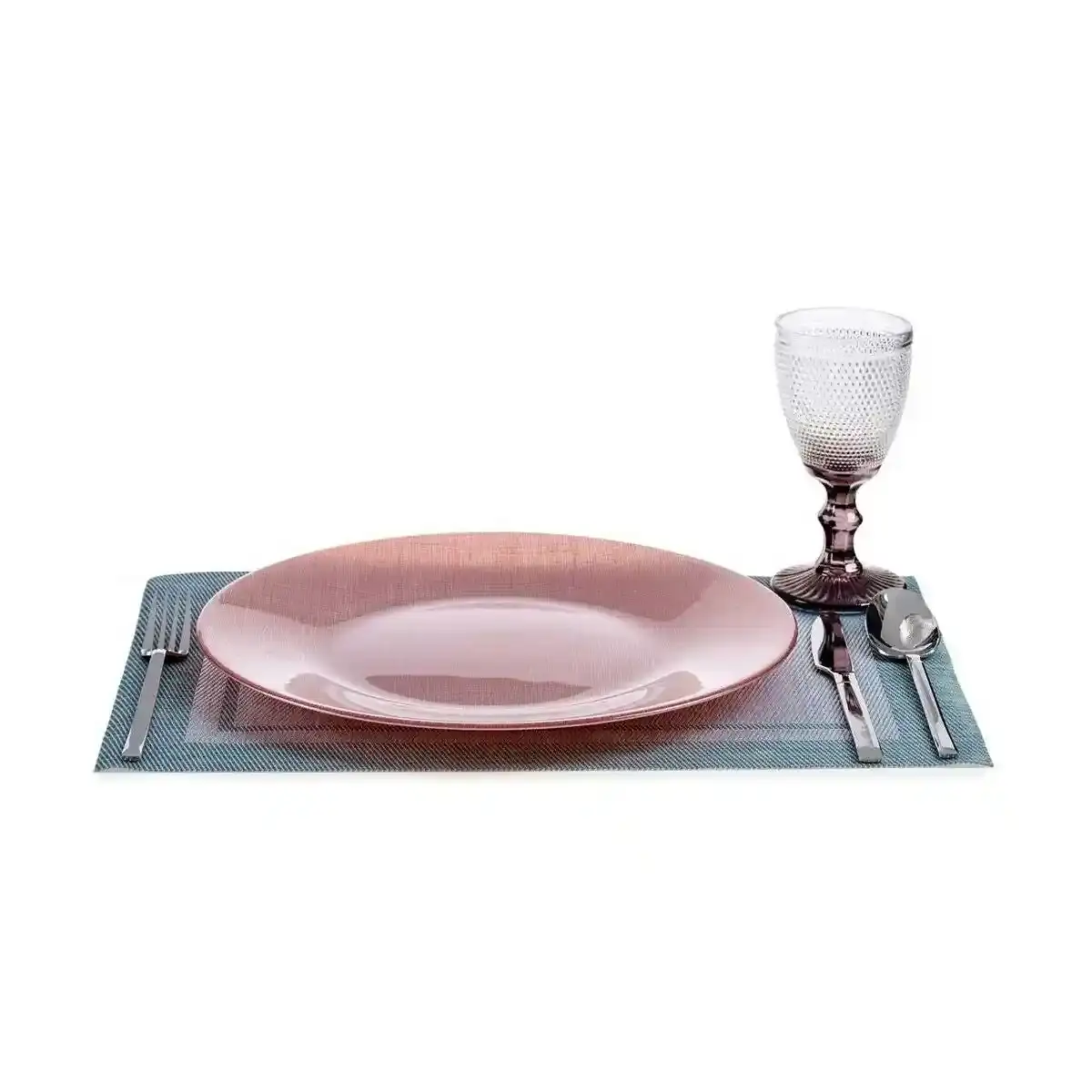 Assiette plate verre rose 32 5 x 2 x 32 5 cm 6_2526. Entrez dans l'Univers de DIAYTAR COTE D'IVOIRE - Où le Shopping Devient une Découverte. Explorez nos rayons et dénichez des trésors qui illuminent votre quotidien.