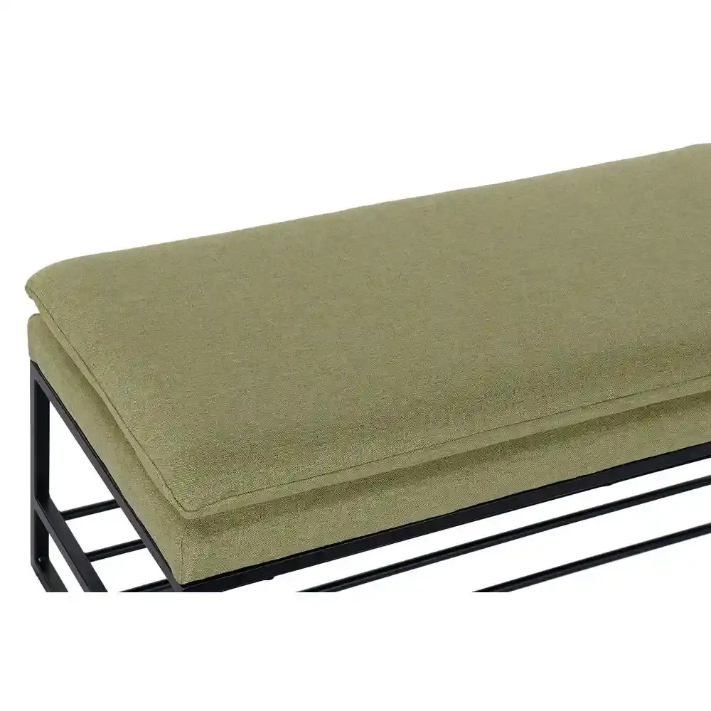 Banc pied de lit dkd home decor noir vert polyester fer_7928. DIAYTAR COTE D'IVOIRE - L'Art de Vivre l'Élégance Accessible. Parcourez notre gamme variée et choisissez des produits qui ajoutent une touche de sophistication à votre style.