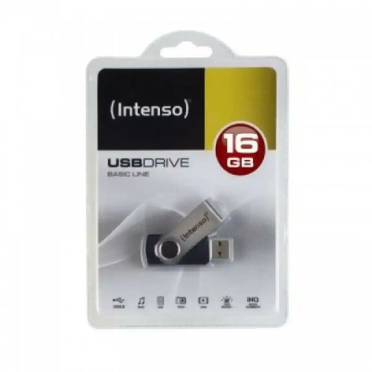 Cle usb intenso 3503470 16 go porte cles noir noir argent ddr3 sdram_6572. DIAYTAR COTE D'IVOIRE - Où Choisir est un Plaisir. Explorez notre boutique en ligne et choisissez parmi des produits de qualité qui satisferont vos besoins et vos goûts.