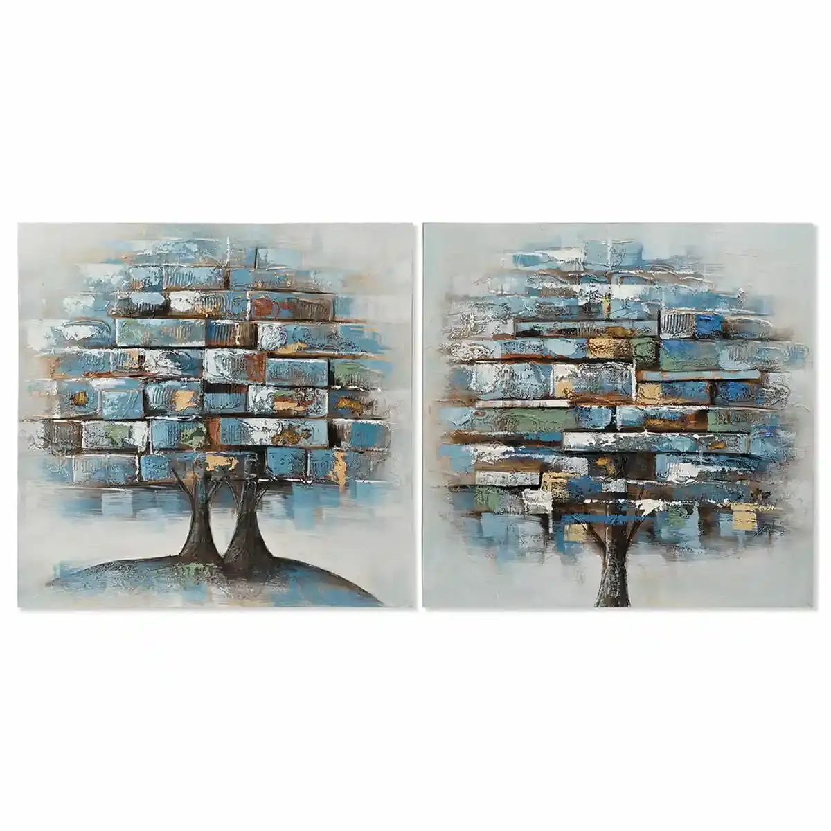 Peinture dkd home decor toile arbre 80 x 3 x 80_9636. DIAYTAR COTE D'IVOIRE - Où Choisir Devient un Acte de Découverte. Découvrez notre gamme et choisissez des produits qui éveillent votre curiosité et élargissent vos horizons.