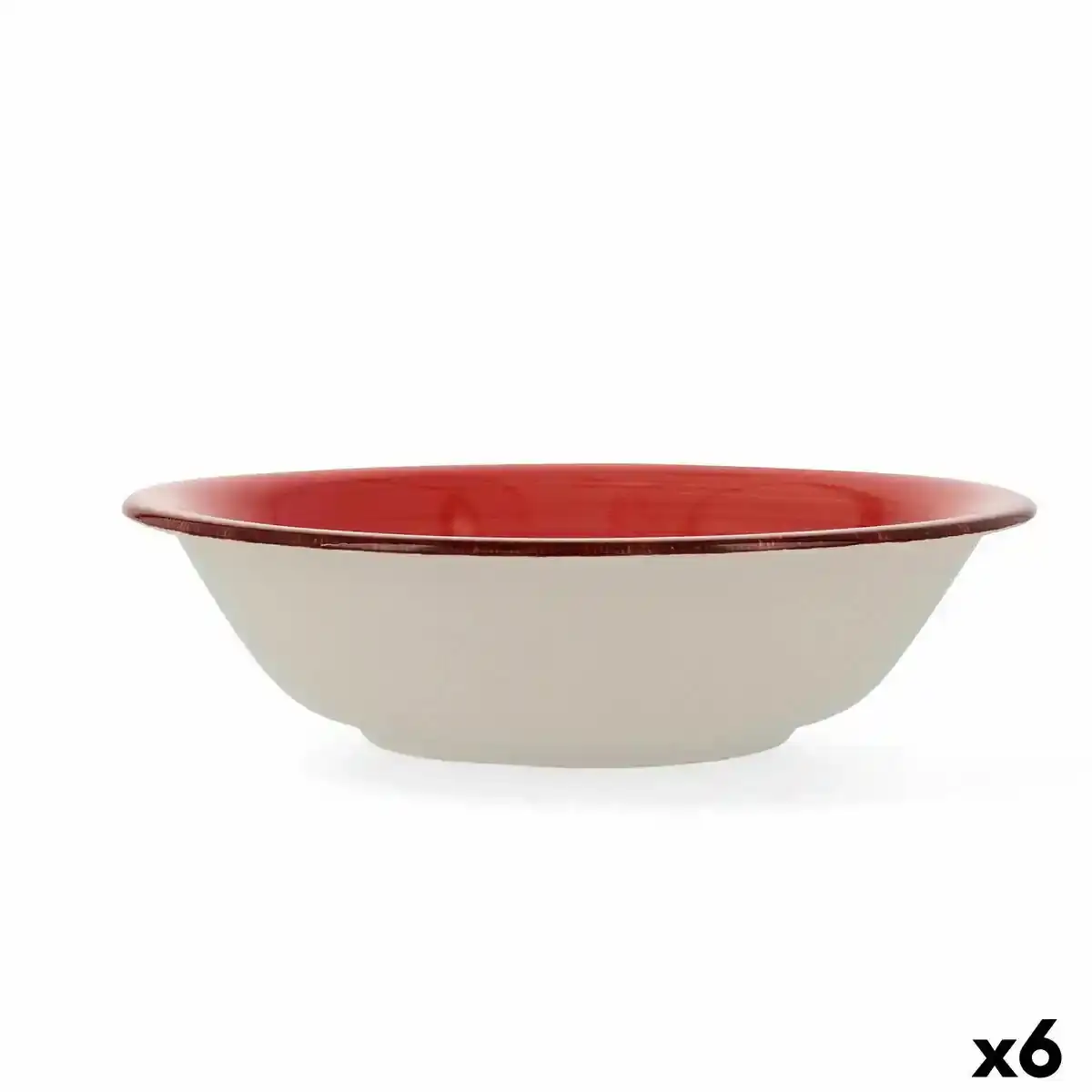 Saladier quid vita ceramique rouge 23 cm pack 6x _2347. DIAYTAR COTE D'IVOIRE - Où l'Élégance Rencontré l'Accessibilité. Parcourez notre catalogue et trouvez des produits qui apportent une touche de sophistication à votre vie quotidienne sans compromettre votre budget.