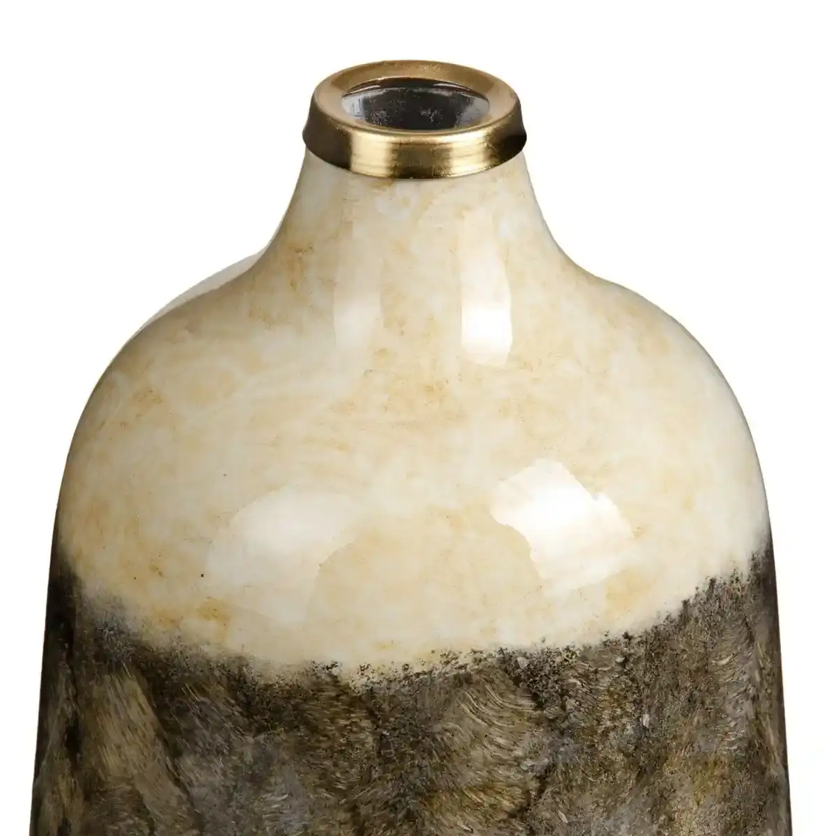 Vase cristal gris creme 17 x 17 x 25 cm_4528. DIAYTAR COTE D'IVOIRE - Votre Oasis de Shopping en Ligne. Explorez notre boutique et découvrez des produits qui ajoutent une touche de magie à votre quotidien.