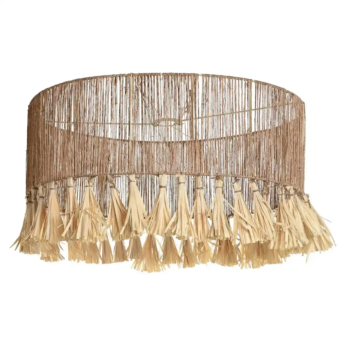 Abat jour dkd home decor naturel 60 x 60 x 30 cm_1629. DIAYTAR COTE D'IVOIRE - Votre Destination Shopping Incontournable. Parcourez nos rayons virtuels et trouvez des articles qui répondent à tous vos besoins, du quotidien à l'exceptionnel.