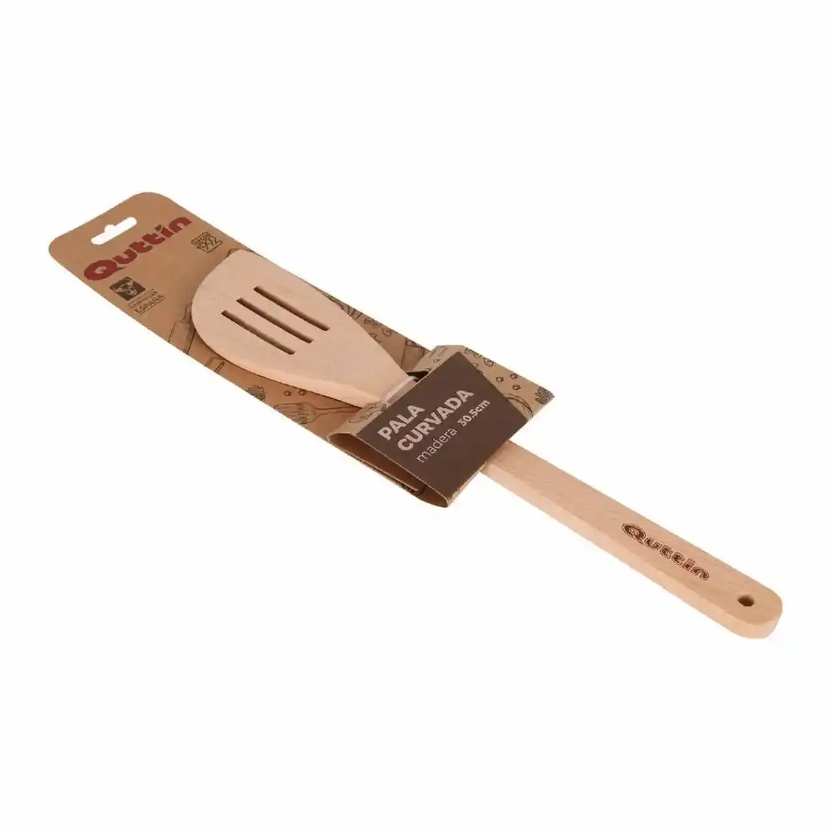 Spatule cuisine quttin courbe bois 30 5 x 6 cm _5553. DIAYTAR COTE D'IVOIRE - Votre Source de Découvertes Shopping. Découvrez des trésors dans notre boutique en ligne, allant des articles artisanaux aux innovations modernes.
